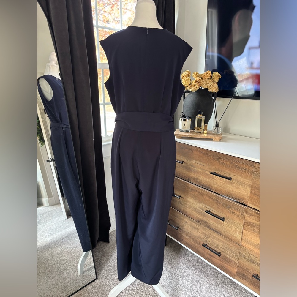 Maggy London Navy Jumpsuit! - Picture 4 of 6
